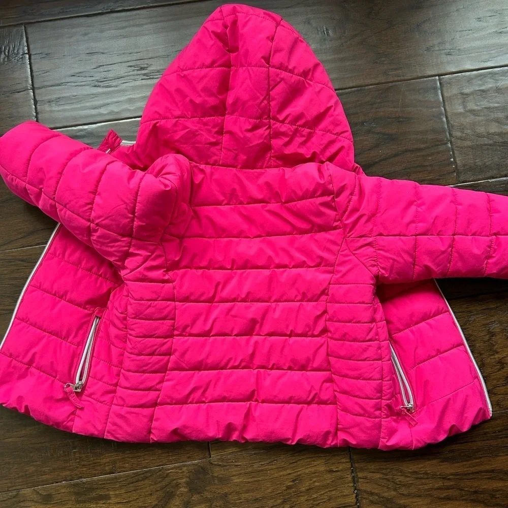 GIRL'S GERRY LINED HOODED FULL ZIP BUBBLE JACKET 3T